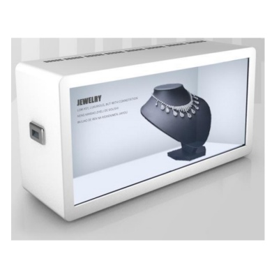 55 inch transparent cabinet infrared advertising machine - Android version