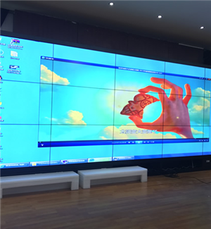 3 * 5 55 inch floor standing splicing screen case display